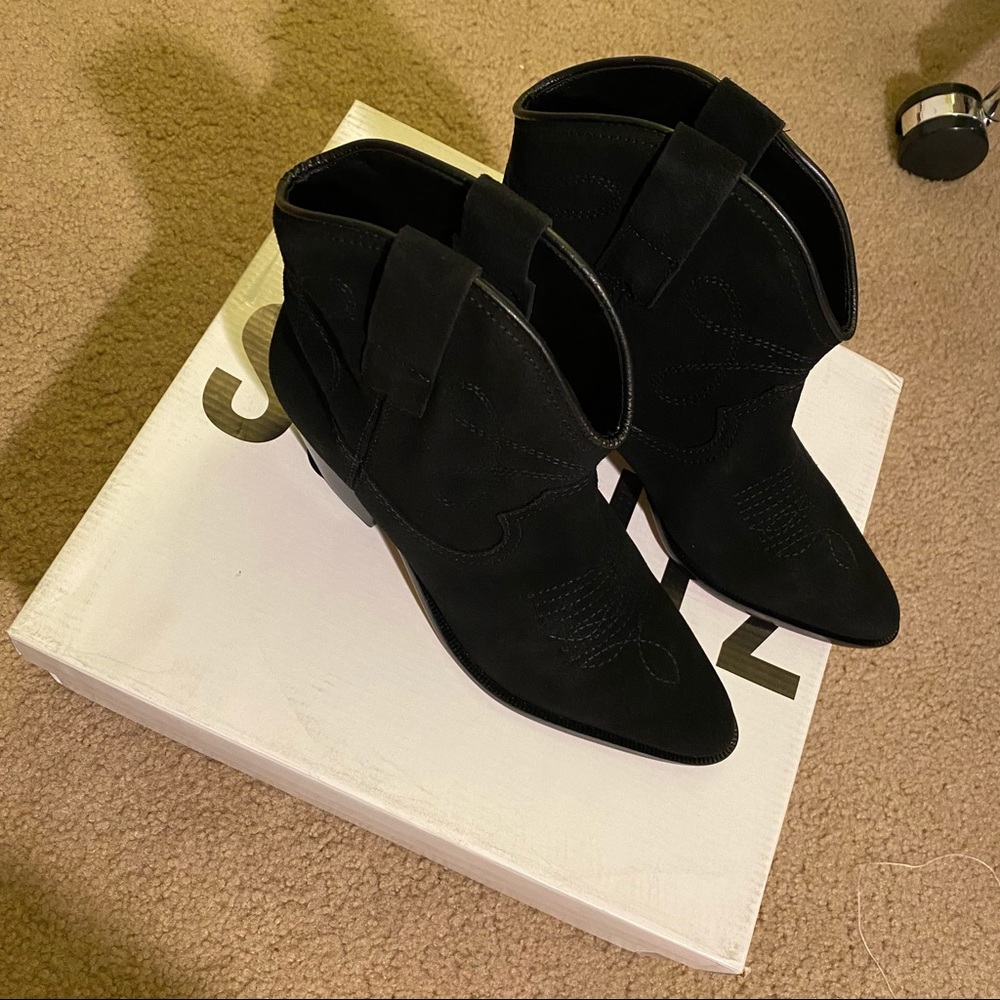 Schutz Izolita Western suede booties 5.5 - Picture 3 of 10